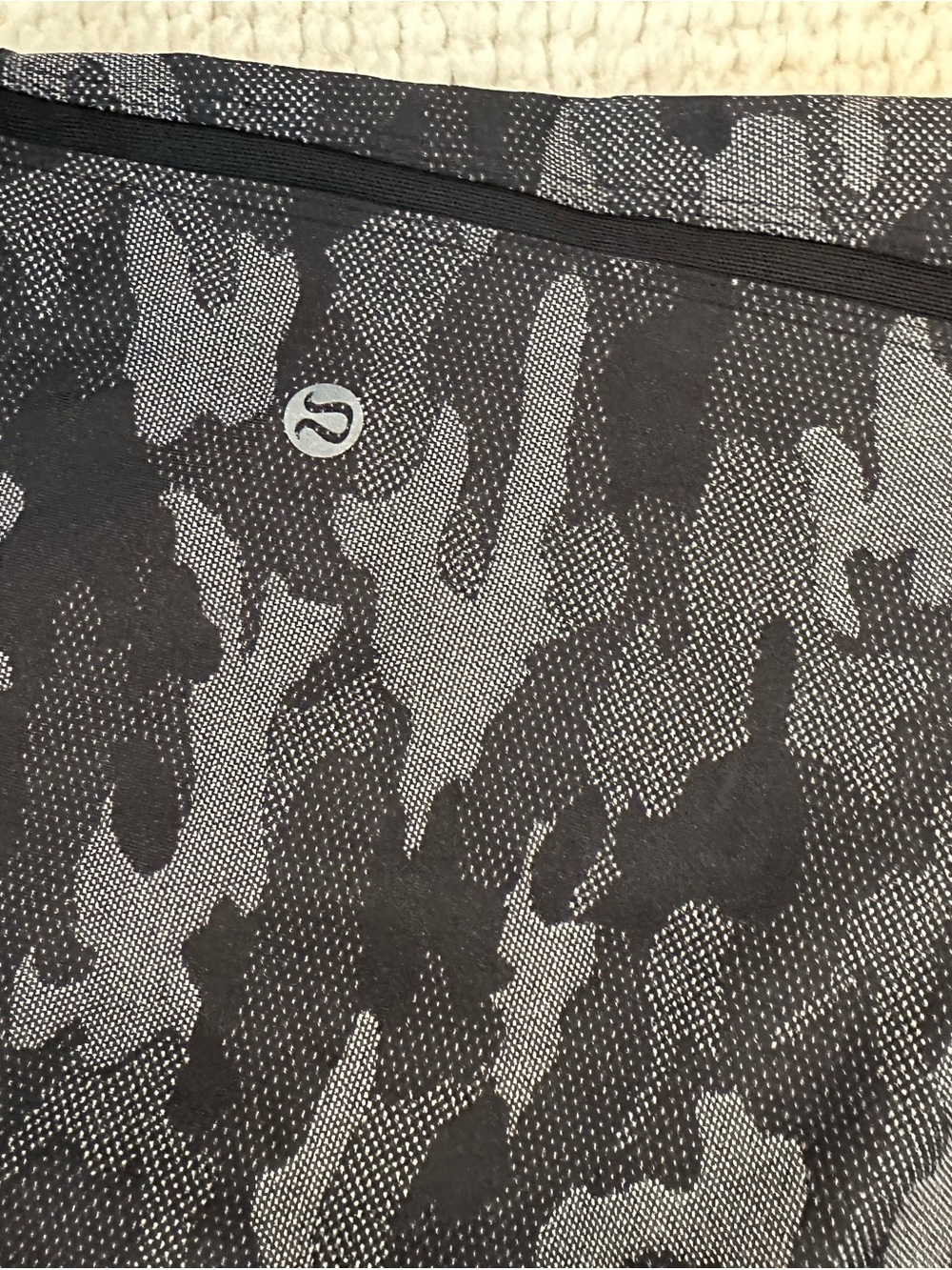 lululemon Men’s Pace Breaker 9” Lined Variegated Mesh Camo Black - Picture 4 of 6